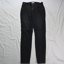 LOFT 28 / 6 Curvy High Waist Skinny Washed Black Stretch Denim Womens Jeans - £14.91 GBP