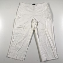 Lafayette 148 Capri Hose Damen 8 Baumwolle Stretch Blend Gekürzt Konisch... - $19.78