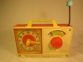 *Working* Vintage FISHER PRICE Musical Clock 1971 HICKORY DICKORY DOCK [... - $15.36