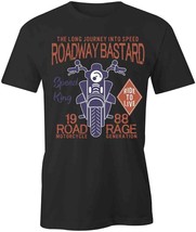 Roadway Bastard T Shirt Tee Short-Sleeved Cotton Clothing Motorcycle S1BCA98 - £16.62 GBP+