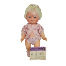Vintage 1960s Mattel Cheerful Tearful Baby Blonde Doll Original Outfit + Slipper - £29.77 GBP