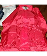 NEW Mens size 2XL Red Nylon jacket, soft lining great for Spring &amp; Fall,... - $19.60