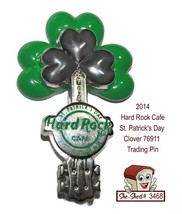 Hard Rock Cafe 2014 St. Patrick&#39;s Day Clover 76911 Trading Pin - $19.95