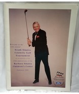 FRANK SINATRA - 2001 13th ANNUAL CELEBRITY GOLF TOURNAMENT PROGRAM - VG+++ - $18.00