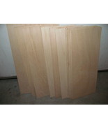 16&quot; X 7 1/4&quot; X 1/8&quot; BIRCH PLYWOOD LOT OF TWENTY (20) PIECES SANDED TWO F... - $23.71