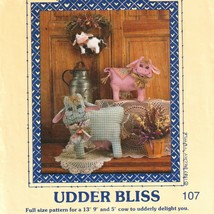 Udder Bliss Sewing Pattern All Cooped Up Uncut Vintage - £6.63 GBP