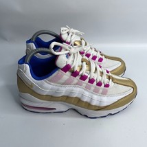 Nike Air Max 95 White/PB&amp;J 310830-120 Peanut Butter &amp; Jelly 6Y / Womens ... - $29.69