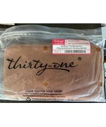 Thirty-One All About The Benjamins Caramel Distressed Pebble And Wristle... - $42.99