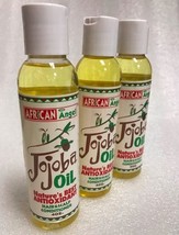 3 Pcs African Angel Jojoba Oil Nature&#39;s Best Antioxidant 4oz Ea - £14.03 GBP