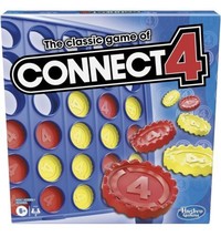Connect 4 Classic Grid, 4 in a Row Game, Strategy Board Games for Kids F... - $12.19
