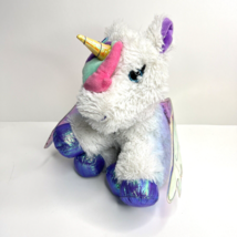 Unicorn Pegasus Plush Wings Barbie Loves Pets Sparkle Rainbow Stuffed To... - $14.31