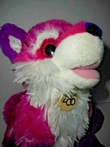 Wild Republic Fox Plush Pinks &amp; White Soft Stuffed Toy 10&quot; Milwaukee County Zoo - £15.17 GBP