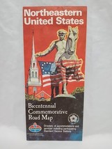 Vintage Northeastern United States Bicentennial Commemorative Road Map B... - $23.75