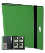 12 BCW Folio 4-Pocket Album - Green - £79.43 GBP