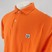 BMW Lifestyle Men Orange Polo Golf Shirt Sz XL - $26.99