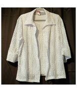 Vintage Pretty Woman Sequin Short Sleeve Blouse &amp; Tank Top 2 Piece Set W... - $653.78 MXN