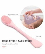 2/set Silicone Face Mask Applicator Brush I Silicone Facial Cleansing Br... - $21.85 CAD