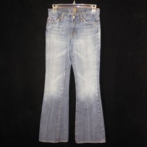 7 For All Mankind Womens Flare Leg USA Made Jeans Sz 26 (26 x 31) - £23.32 GBP