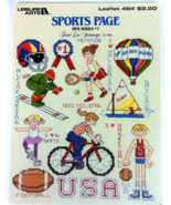 Sports Page Mini Series 7 Cross Stitch Pattern Booklet Leaflet Leisure A... - £3.81 GBP