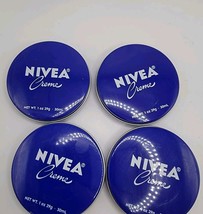 4 tins Nivea Creme Rich Moisturizing Cream 1 oz Travel Size - $8.13
