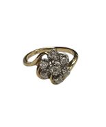 Women's Cluster ring 14kt Yellow Gold 452463 - $359.00
