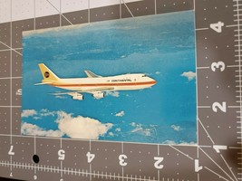 Continental 747 (in the air) Lithograph Post Card Unposted - £6.02 GBP
