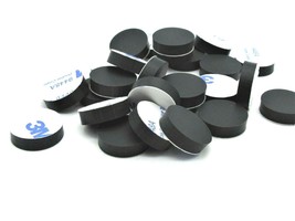 3/4&quot; Dia  x 3/16” H Rubber Feet for Game Consoles Joysticks 3M Adhesive Backing - £9.30 GBP+