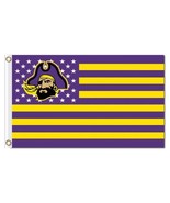 East Carolina Pirates USA Sport Flag 3X5ft Banner USA Polyester - $15.99