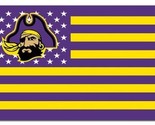 East Carolina Pirates USA Sport Flag 3X5ft Banner USA Polyester - $15.99