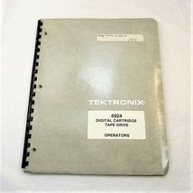 Tektronix 4924 Digital Cartridge Tape Drive Operators Manual 1976 Edition - $17.44