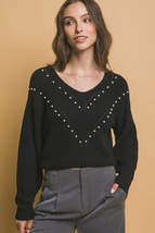 Pearl details sweater - $39.35
