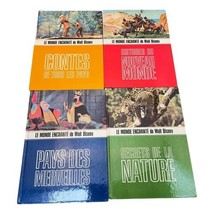 Disney Wonderful World Francais Le Mode Enchante 4 Book Complete Set HC 1965 - £65.60 GBP