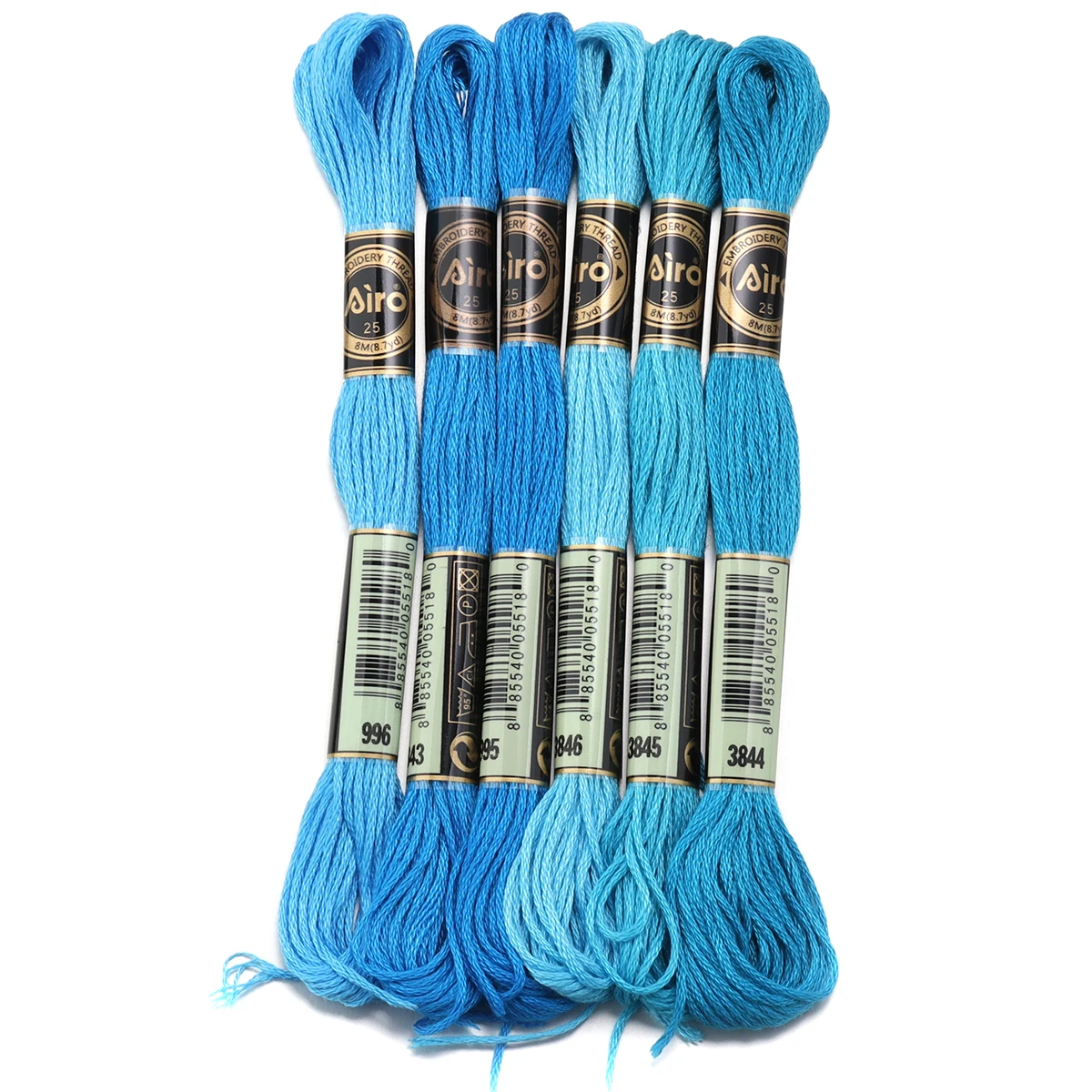 6pcs/lotPolyester Cross Stitch Thread Embroidery Accessories For -blue s... - €2,88 EUR