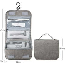 Portable Travel Hook Cosmetic Bag - Waterproof Ladies Toiletries Storage Bag - £9.84 GBP