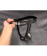 Curve Waist Belt Design Stainless Steel Male Chastity Belt - $125.00+
