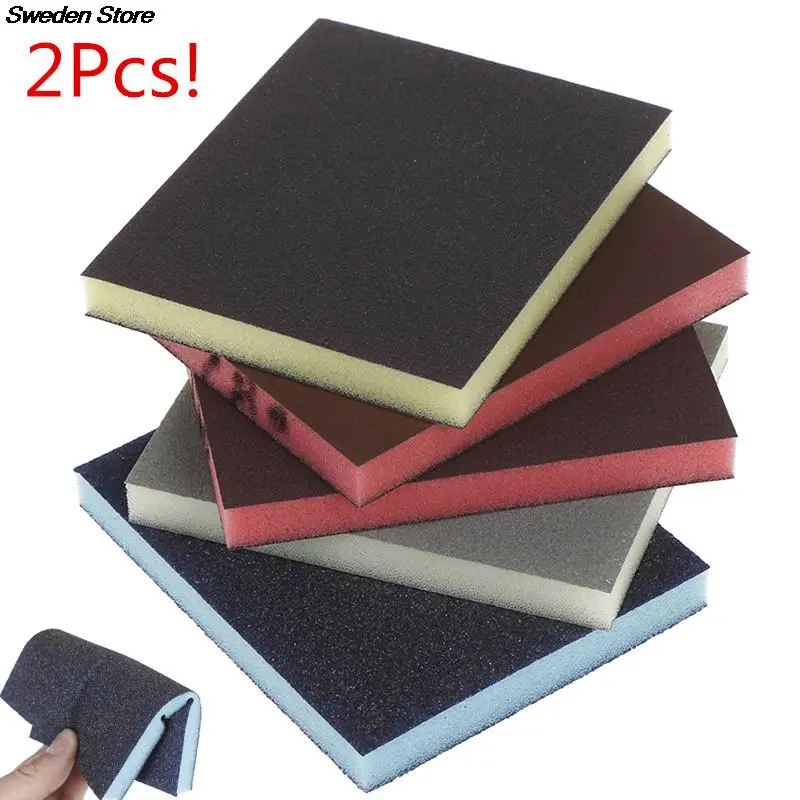 2Pcs High Quality Polishing Sanding Sponge Block Pad Set Sandpaper orted Grit As - £130.52 GBP