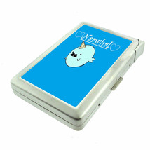 Narwhals D9 Cigarette Case with Built in Lighter Metal Wallet - $19.75