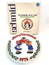 Christmas 1975 Raggedy Ann And Andy Doll Collectors Plate - £15.65 GBP