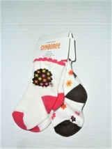 Gymboree Baby Girl 0-3-6 Hedgehog Flower 2 pack Socks Pink Orange Brown NEW - £9.31 GBP