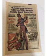 1981 Willy And Wonka’s Magic Trick Vintage Print Ad Advertisement pa20 - $14.84