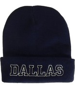 Dallas City Name Cuffed Winter Knit Beanie Toboggan Hat (Navy/Gray) - €12,84 EUR Dallas City Name Cuffed Winter Knit Beanie Toboggan Hat (Navy/Gray) - €12,84 EUR