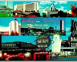 Multi View Greetings From Fabulous Las Vegas Strip NV UNP Chrome Postcar... - $6.88
