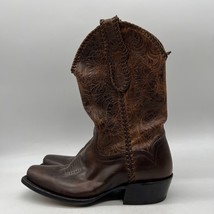 Moonshine Spirit Pancho Tooled Mens Brown Pull On Western Boots Size 9.5 D - £47.62 GBP