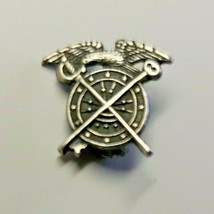 WWII US Army Quartermaster Service Officer Enlisted Pin Back .5" X .5" A1-11Y - $9.99