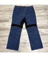 Xelement Motorcycle Pants Mens 40x32 Blue Denim Straight Leg Jeans Stree... - €45,71 EUR