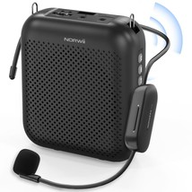 Wireless Voice Amplifier With Uhf Wireless Microphone Headset, 10W 4000Mah Porta - £50.11 GBP