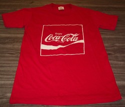 Vintage 1970&#39;s COCA-COLA Have A Coke And Smile T-Shirt Small Petite - £50.60 GBP