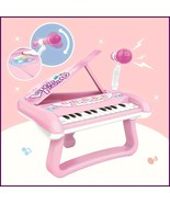 Baby Piano Toy with Microphone | 1st Birthday Gift for Girls 1-3 Years Pink - €29,24 EUR