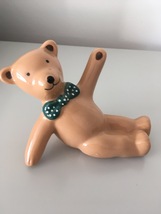 Lazy Brown Bear - Ceramic Ornament - £3.60 GBP