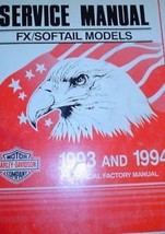 1993 1994 Fx Harley Davidson Softail Models Service Shop Repair Manual Oem New - £165.58 GBP